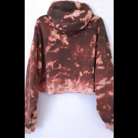 🚫SOLD🚫CHAMPION Upcycled Crop Hoodie - Picture 5 of 5